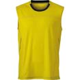 t shirt personnalise sport cybjn470 jaune 