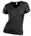 t shirt sport col v pub noir 