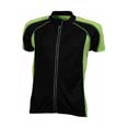 t shirt sport cycliste personnalisable noir  lime