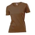 t shirt sport femme pub marron 