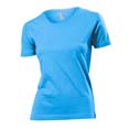 t shirt sport femme pub turquoise 