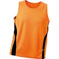 t shirt sport marquage entreprise orange  noir