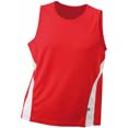 t shirt sport marquage entreprise rouge  blanc