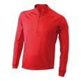 t shirt sport marquage logos rouge  noir