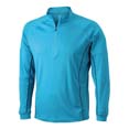 t shirt sport marquage logos turquoise  noir