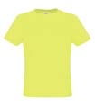 t shirt sport personnalise coton jaune 