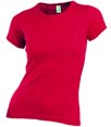 t shirt sport pub femme rouge 