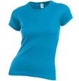 t shirt sport pub femme turquoise 