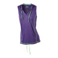 t shirt sport publicitaire capuche violet  vert