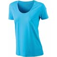 t shirt sport publicitaire extensible turquoise 