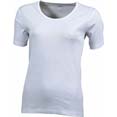 t shirt sport publicitaire pour femme blanc 