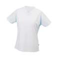 t shirt sports marquage entreprises blanc  bleu_ocean