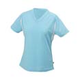 t shirt sports marquage entreprises bleu_ocean  blanc