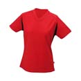 t shirt sports marquage entreprises rouge  noir