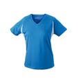 t shirt sports marquage entreprises royal  blanc