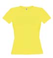 t shirt sports personnalises coton jaune 
