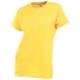 t shirt sports personnalises femme jaune 