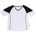 t shirts publicitaires sports cybjn338k blanc  noir