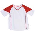 t shirts publicitaires sports cybjn338k blanc  rouge