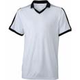 tee shirt sport impression logos blanc  noir