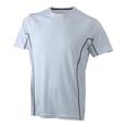 tee shirt sport logo entreprise blanc  noir