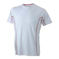 tee shirt sport logo entreprise blanc  rouge