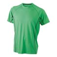 tee shirt sport logo entreprise vert  noir