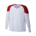 tee shirt sport marquage entreprises blanc  rouge