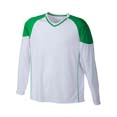 tee shirt sport marquage entreprises blanc  vert