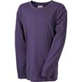 tee shirt sport marquage logo aubergine 