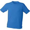tee shirt sport marquage logos bleu_azur 