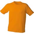 tee shirt sport marquage logos orange 