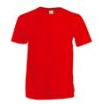 tee shirt sport publicitaire personnalise bio rouge 