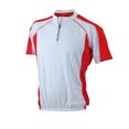 tee shirt sport publicitaire blanc  rouge