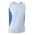 tee shirt sports logo entreprises blanc  royal