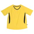 tee shirt sports marquage entreprise jaune 