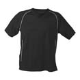 tee shirt sports marquage logo noir 