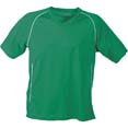 tee shirts sport enfant cybjn386k vert  blanc