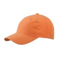 textile sport publicitaire casquette logo personnalisable orange 