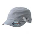 textile sport publicitaire casquette militaire logo gris 