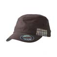 textile sport publicitaire casquette militaire logo marron 