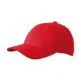 textile sport publicitaire casquette personnalise rouge 