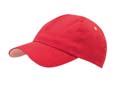 textile sport publicitaire casquette publicitaire base ball rouge 