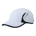 textile sport publicitaire casquette running publicitaire blanc  noir