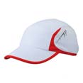 textile sport publicitaire casquette running publicitaire blanc  rouge