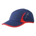 textile sport publicitaire casquette running publicitaire marine  rouge