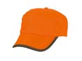 textile sport publicitaire casquette securite pub orange 