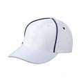 textile sport publicitaire publicite sur casquettes blanc  marine