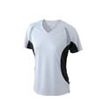 tshirt sport logo entreprises blanc  noir