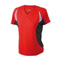 tshirt sport logo entreprises rouge  noir